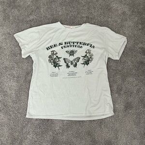 Bee and Butterfly Festival White T-Shirt